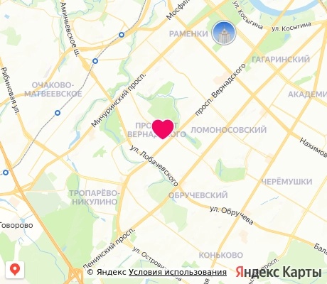 На карте