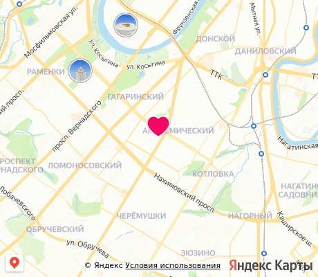 На карте