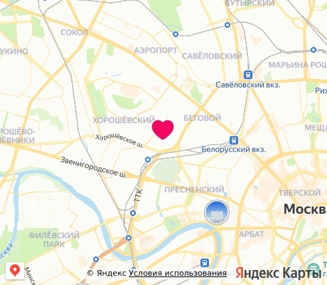 На карте