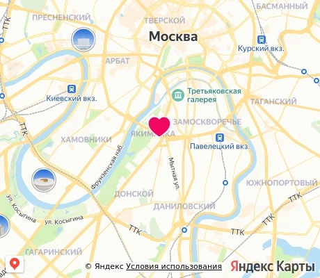 На карте