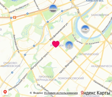 На карте