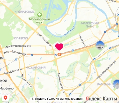 На карте