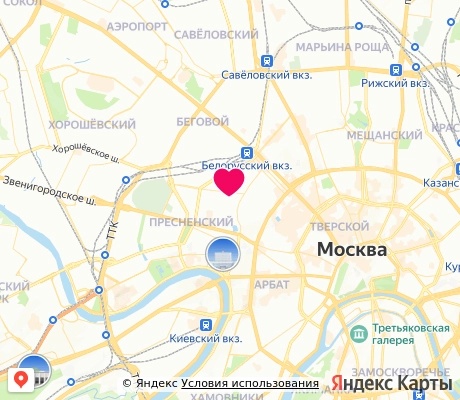 На карте