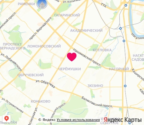 На карте