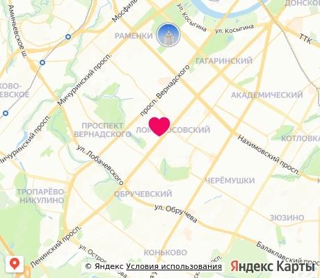 На карте
