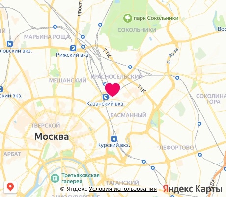 На карте