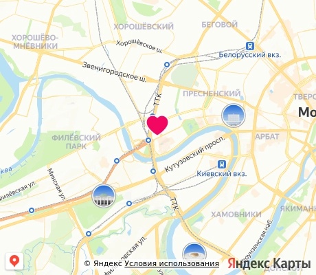 На карте