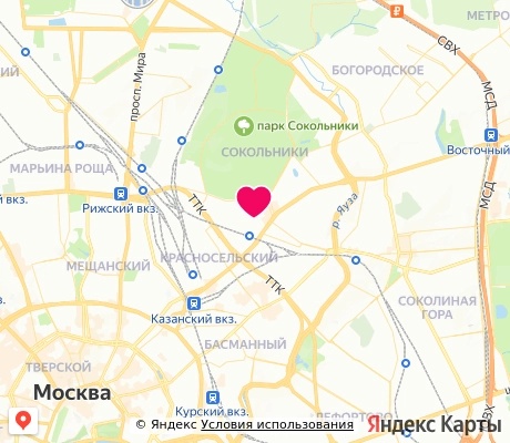На карте