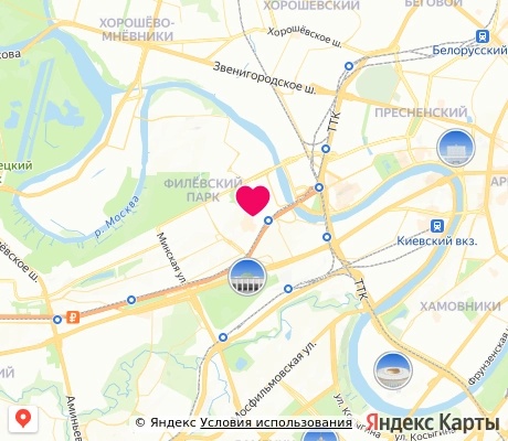 На карте