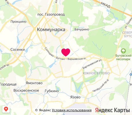 На карте