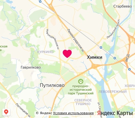 На карте