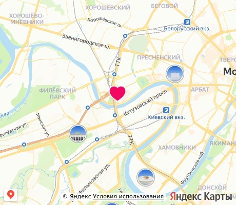 На карте