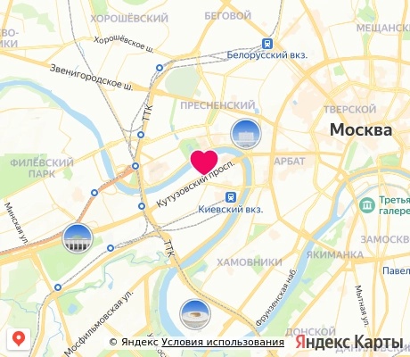 На карте