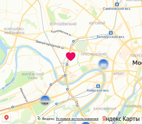 На карте