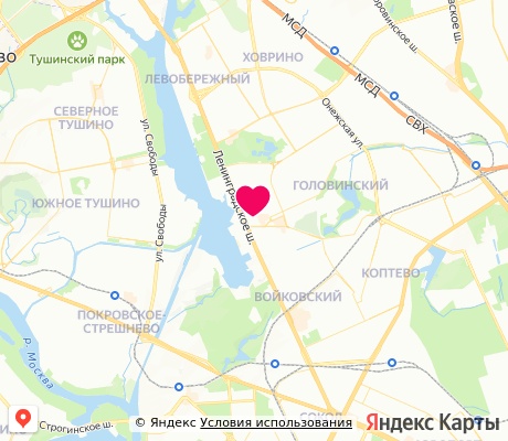 На карте