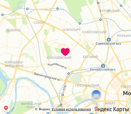 На карте