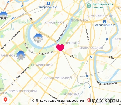 На карте