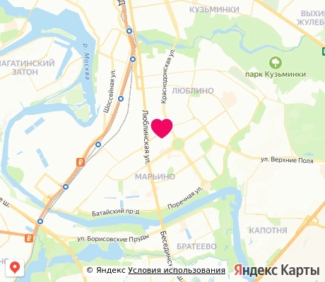 На карте