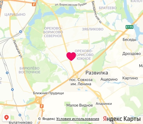На карте