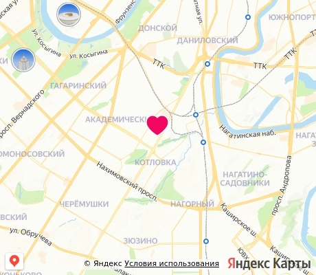 На карте