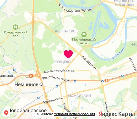 На карте