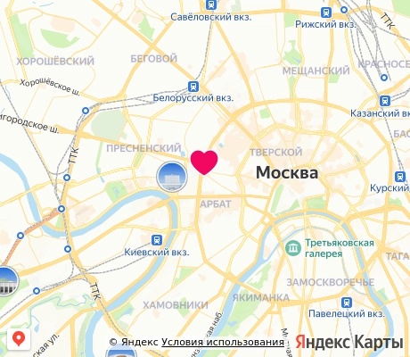 На карте