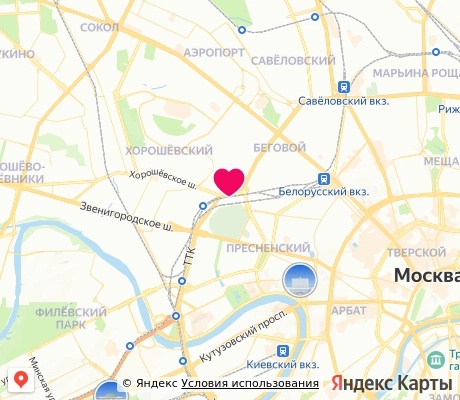 На карте
