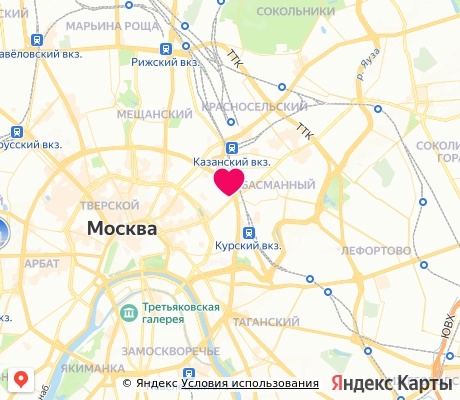 На карте