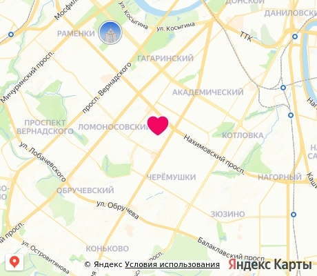 На карте