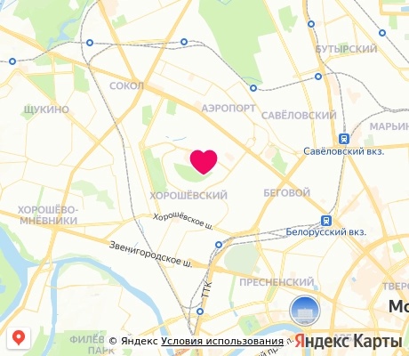 На карте