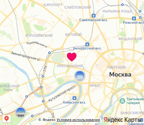 На карте