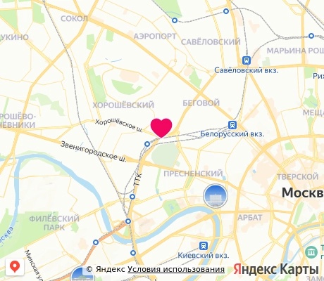 На карте