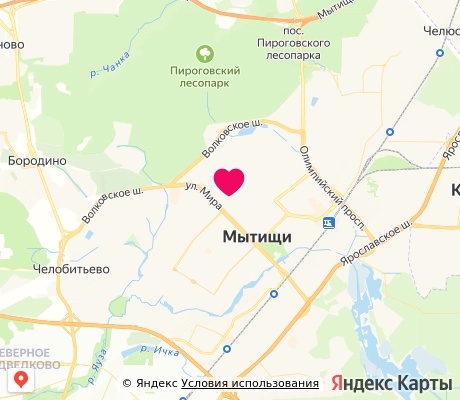 На карте