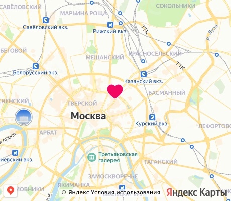 На карте