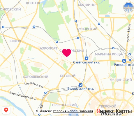 На карте