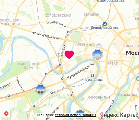 На карте