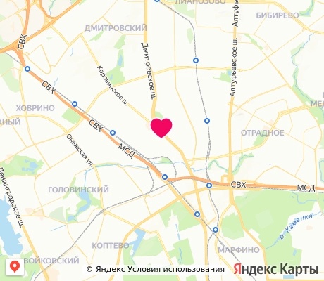 На карте