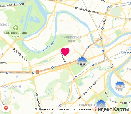 На карте