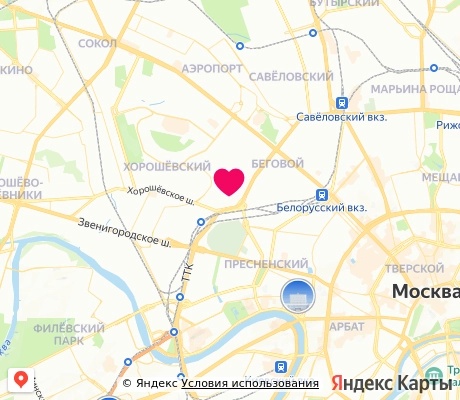 На карте