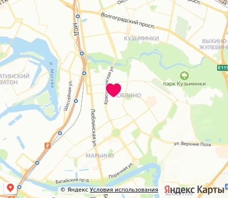 На карте