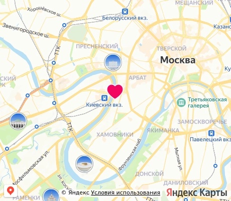 На карте