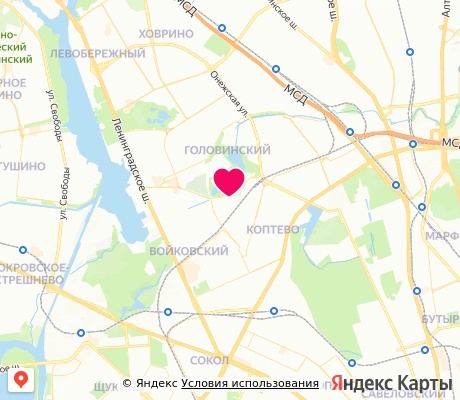 На карте