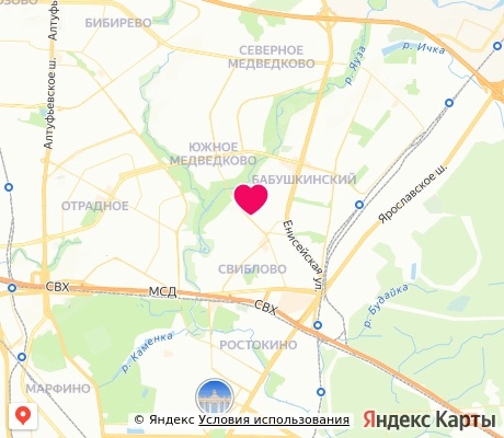 На карте