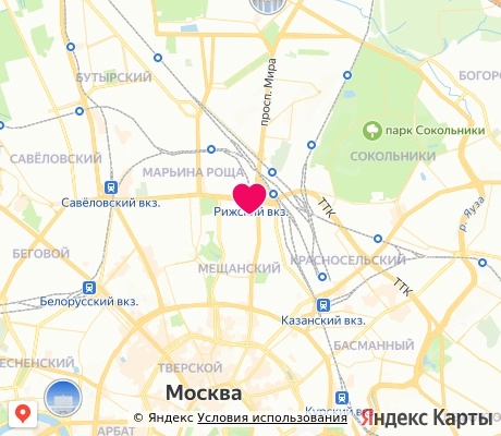 На карте