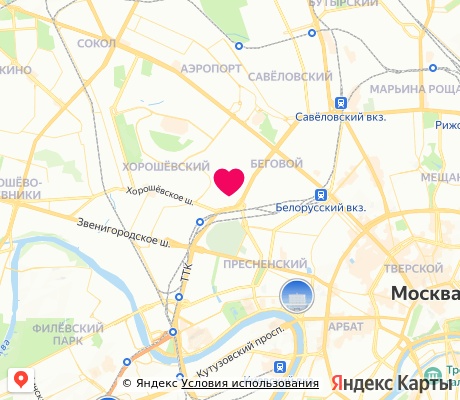 На карте