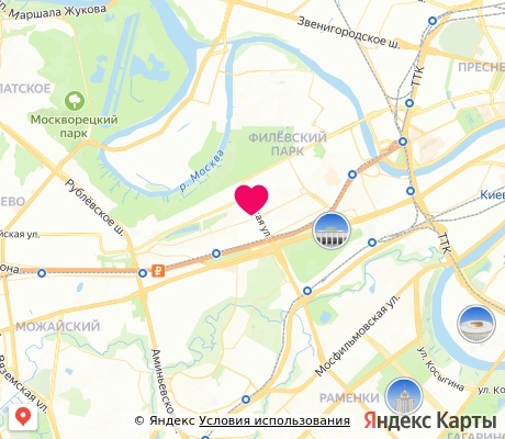 На карте