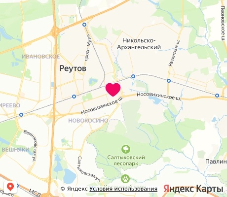 На карте