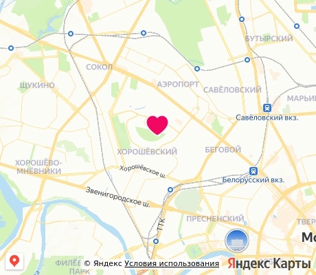 На карте