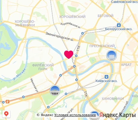 На карте
