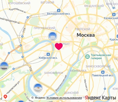 На карте